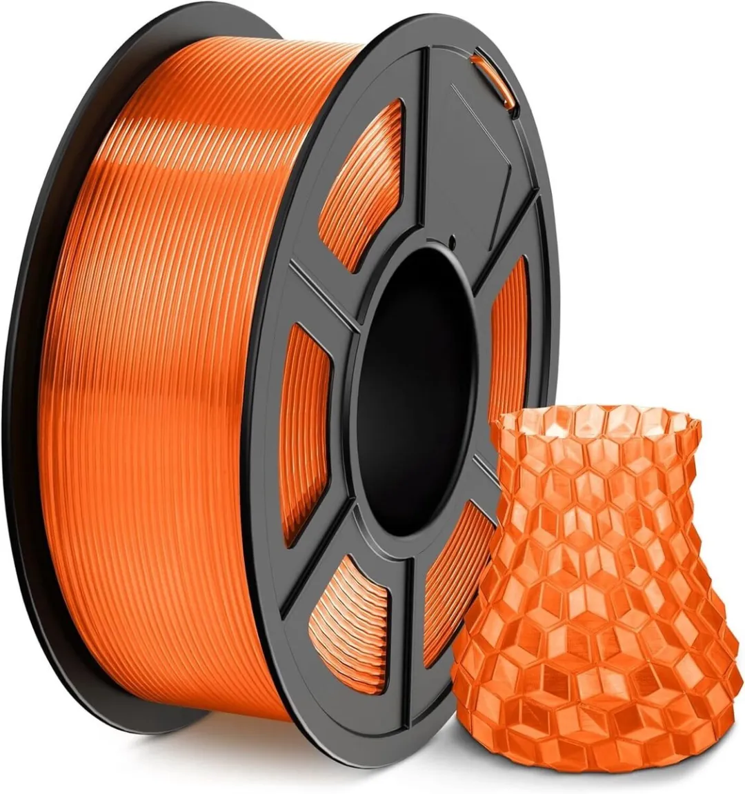 SUNLU PETG Oranje transparant / Orange 1kg - 1.75mm - 3D printer filament