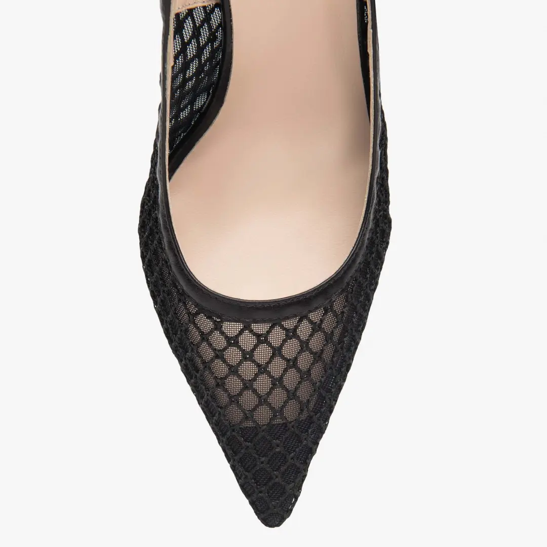 Nerogiardini T.Palladium Net Zwart Nappa Pandora Tpu Sia Ne Schoenen Met Hak