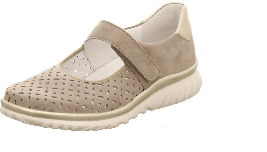 Semler dames ballerina's beige maat 43