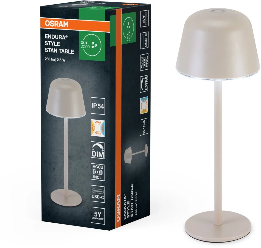 Osram Endura Style Table Buitenlantaarn 2,5W 200lm - Beige