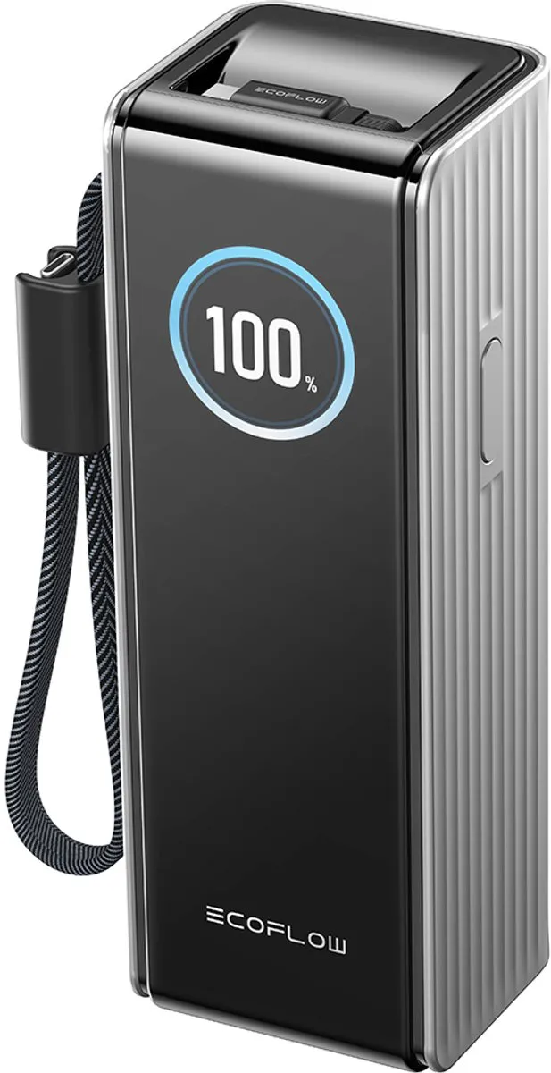 EcoFlow RAPID Powerbank 25.000mAh 170W - Zilver - afbeelding 6 van 6