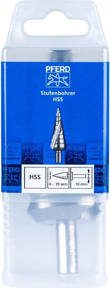 Pferd HSS Getrapte Boor 4-39mm - Metaal