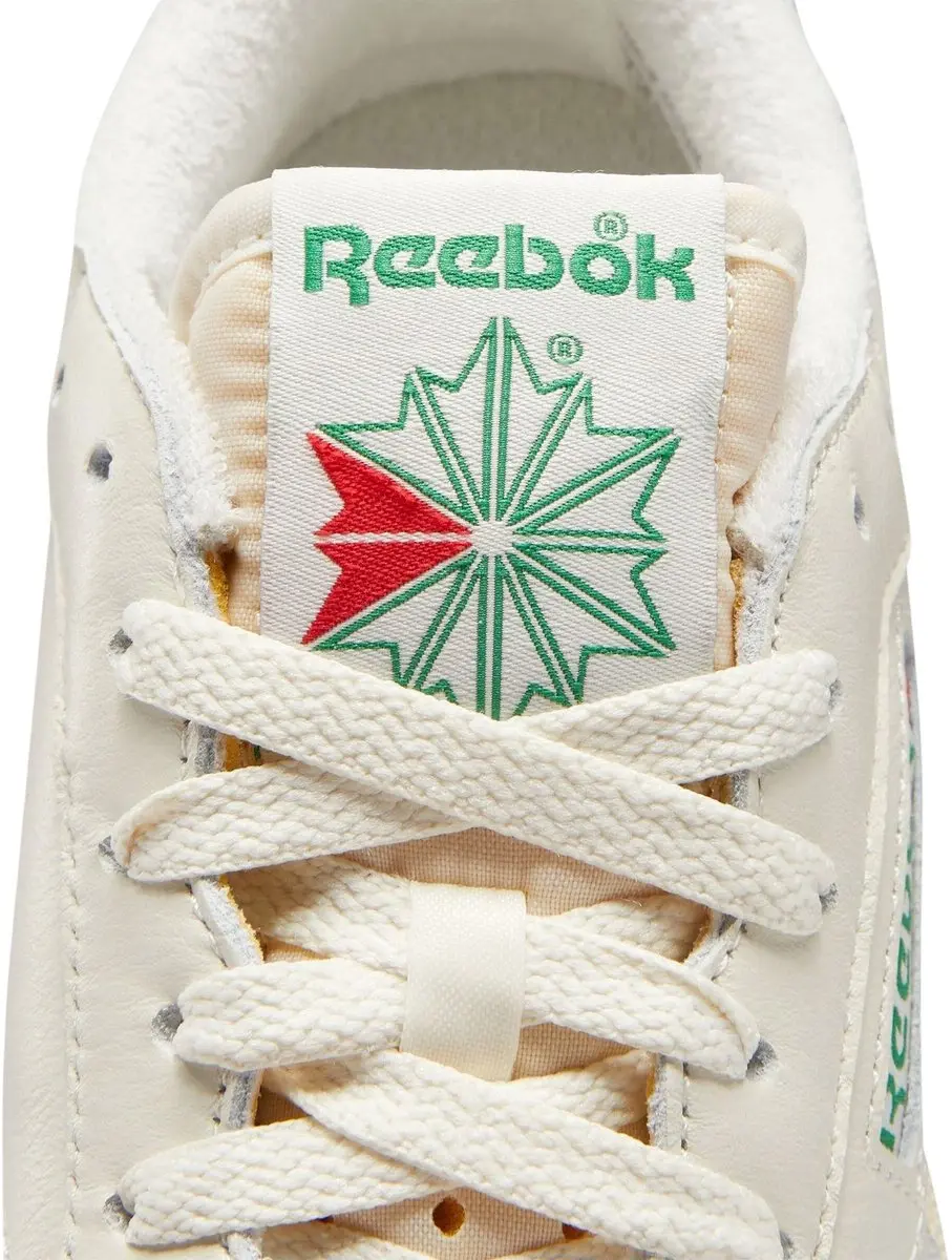 Reebok Club C 85 Vintage Dames Sneakers - Chalk/Groen - afbeelding 5 van 6