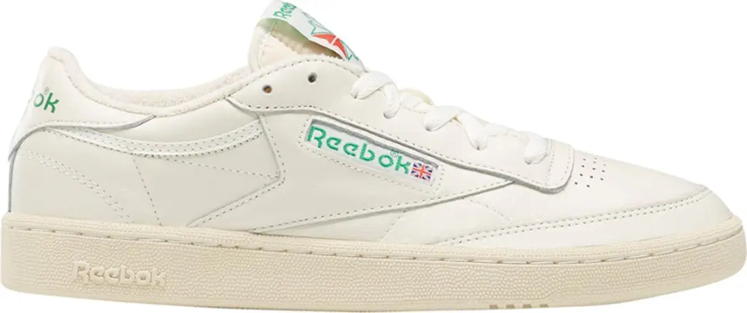 Reebok Club C 85 Vintage Dames Sneakers - Chalk/Groen - afbeelding 2 van 6