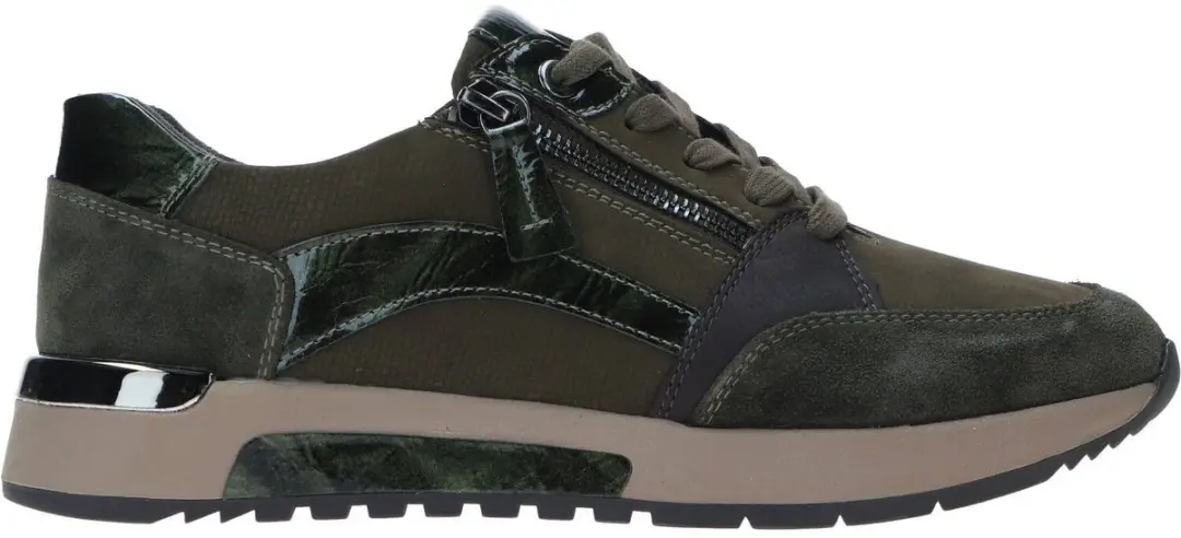 Jana Sneaker Vrouwen Groen/Kahki