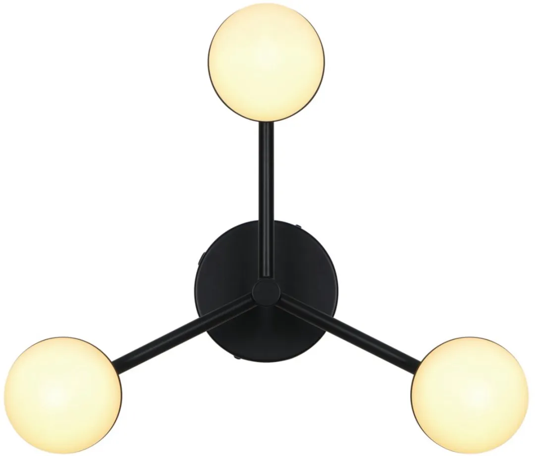 Nordlux Contina 3-Spot Hanglamp - Zwart