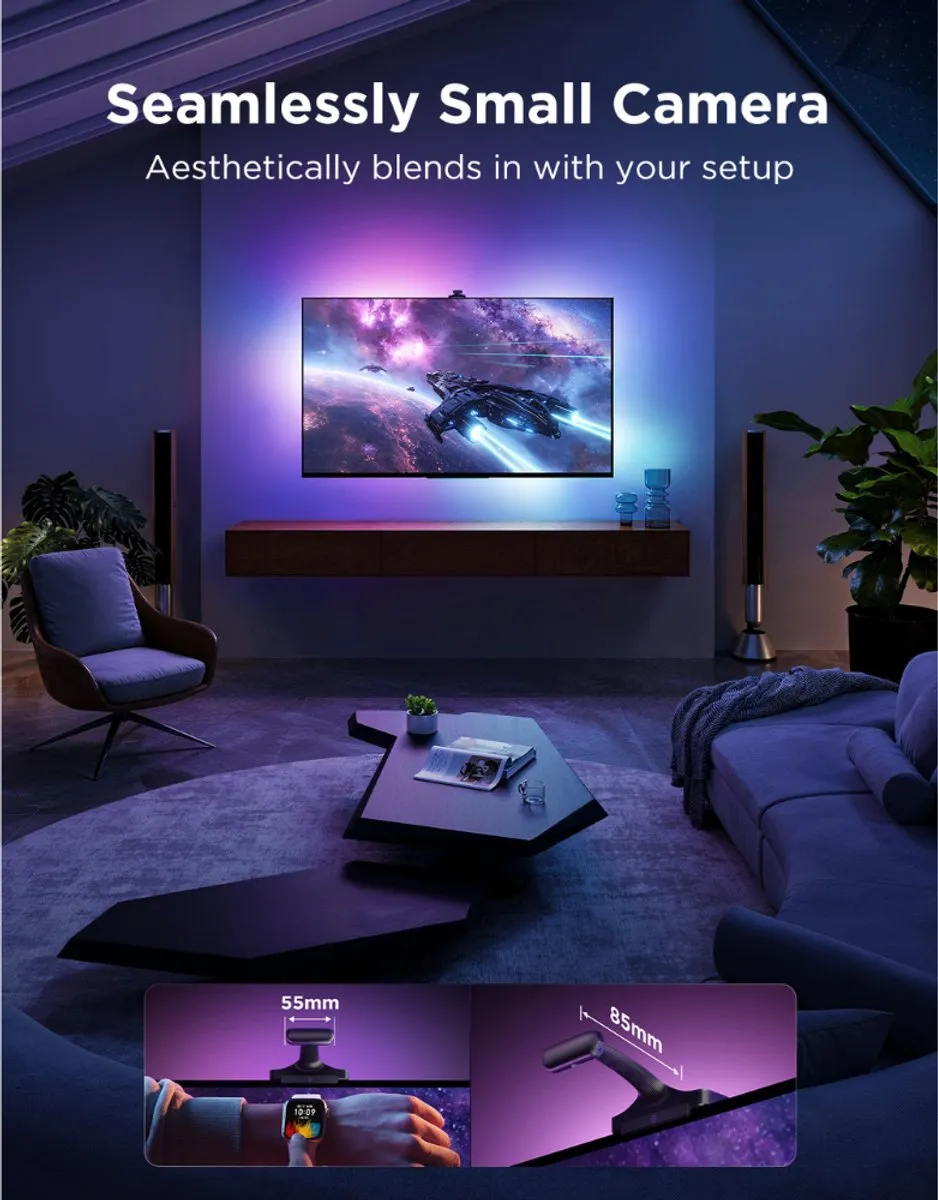 Govee TV Backlight 3 Pro LED-strip - 270 RGBW LED's - 4W per punt - Zwart