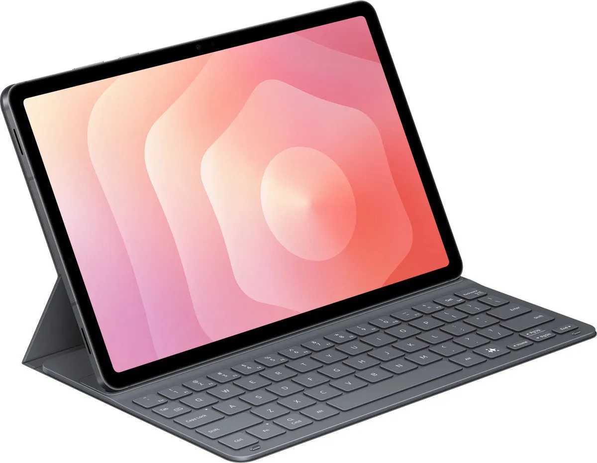 Samsung Galaxy Tab S11 Book Cover Keyboard Slim AZERTY - Zwart