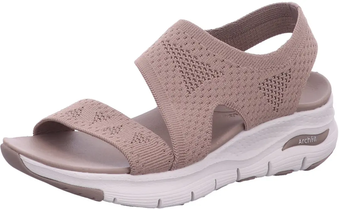 Skechers dames sandalen beige maat 43