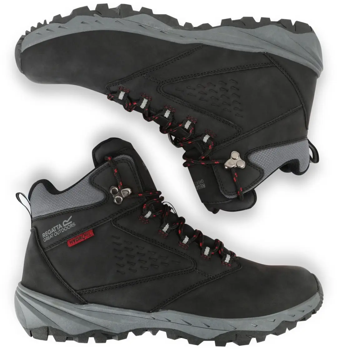 Regatta Amble Heren Waterproof Wandelschoen - Zwart - afbeelding 3 van 6