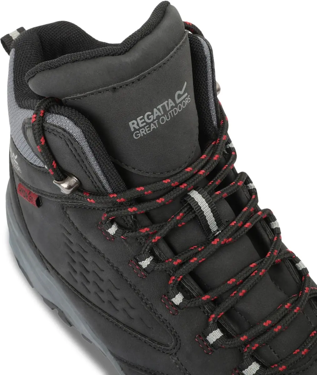 Regatta Amble Heren Waterproof Wandelschoen - Zwart - afbeelding 5 van 6