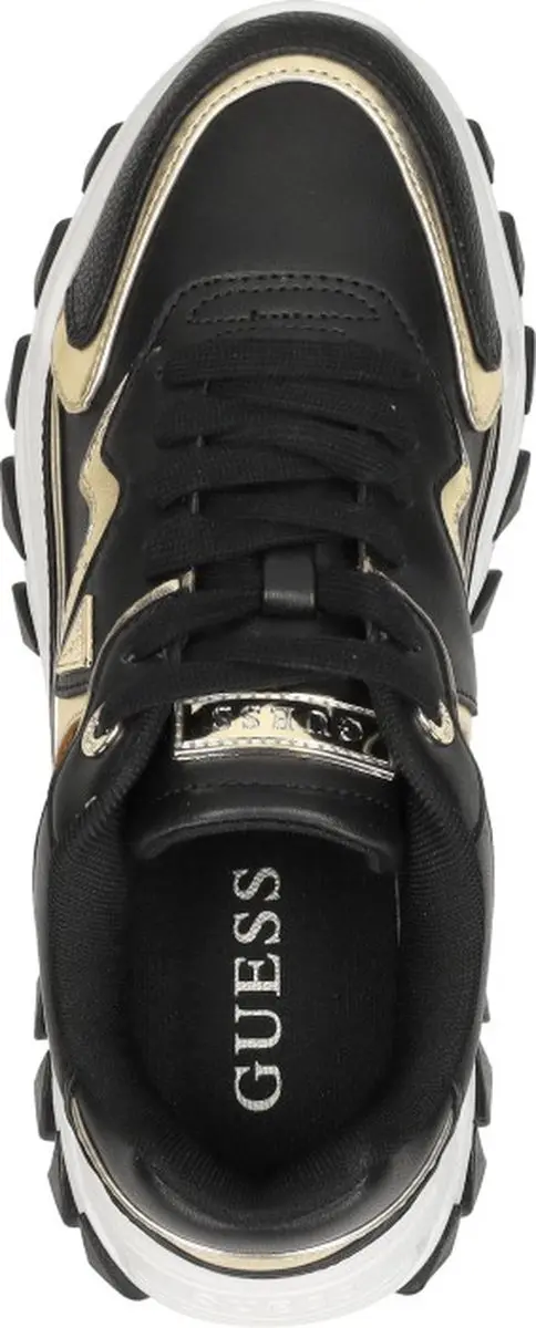 Guess Nowah Dames Sneakers - Zwart - Maat 38 - afbeelding 4 van 6
