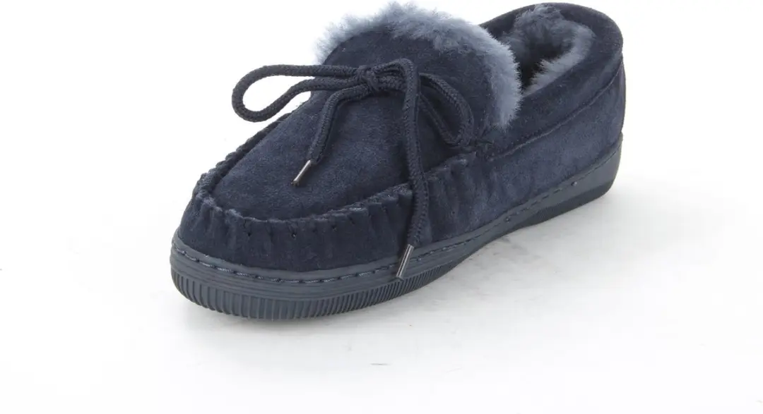 Warmbat Koala Suede Dames Sloffen - Donkerblauw - afbeelding 2 van 6