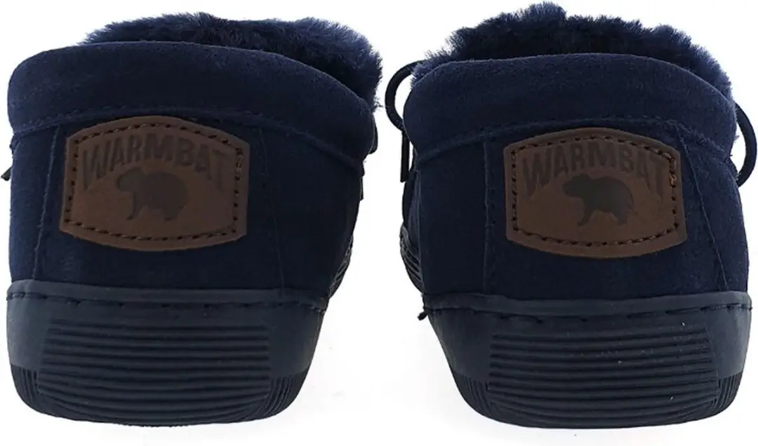 Warmbat Koala Suede Dames Sloffen - Donkerblauw - afbeelding 4 van 6