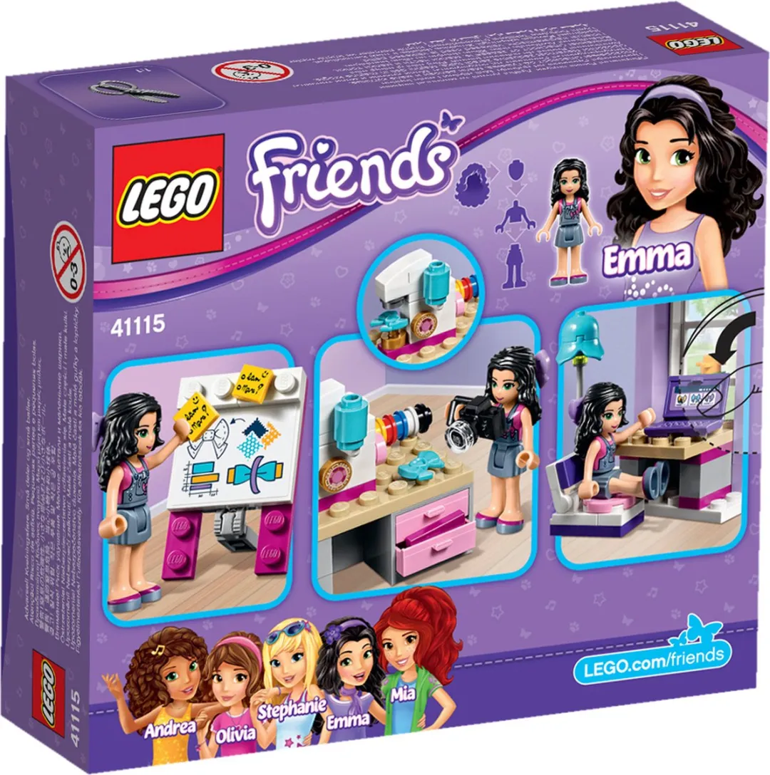 LEGO Friends Emma's Atelier 41115 - 108 Stukken
