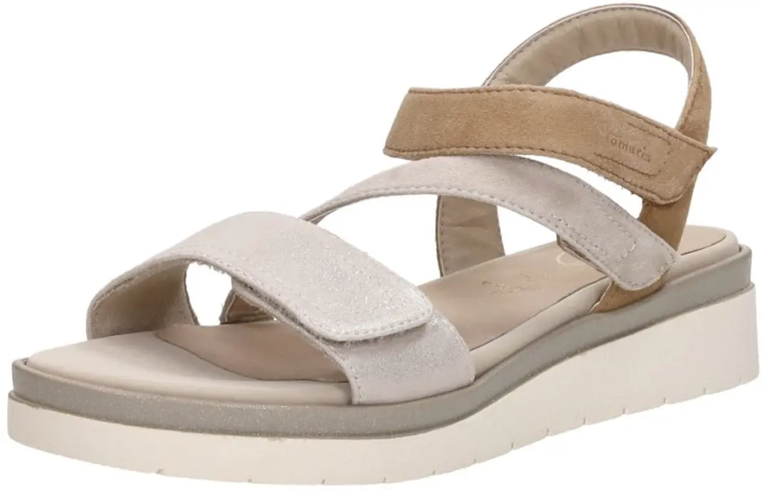 Tamaris Comfort Sandalen Plat Sandalen Plat - beige - Maat 42 - afbeelding 3 van 6