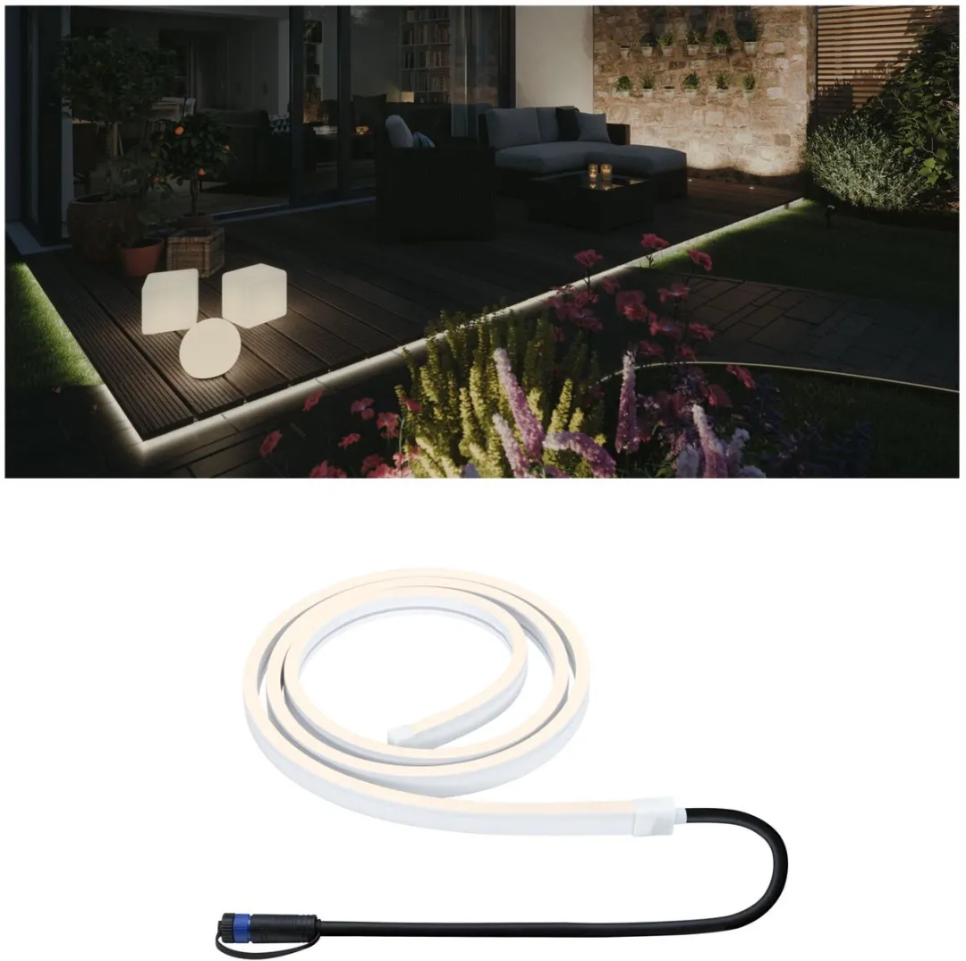 Plug & Shine LED Strip Smooth Afzonderlijke strip IP68 3000K 12W Wit