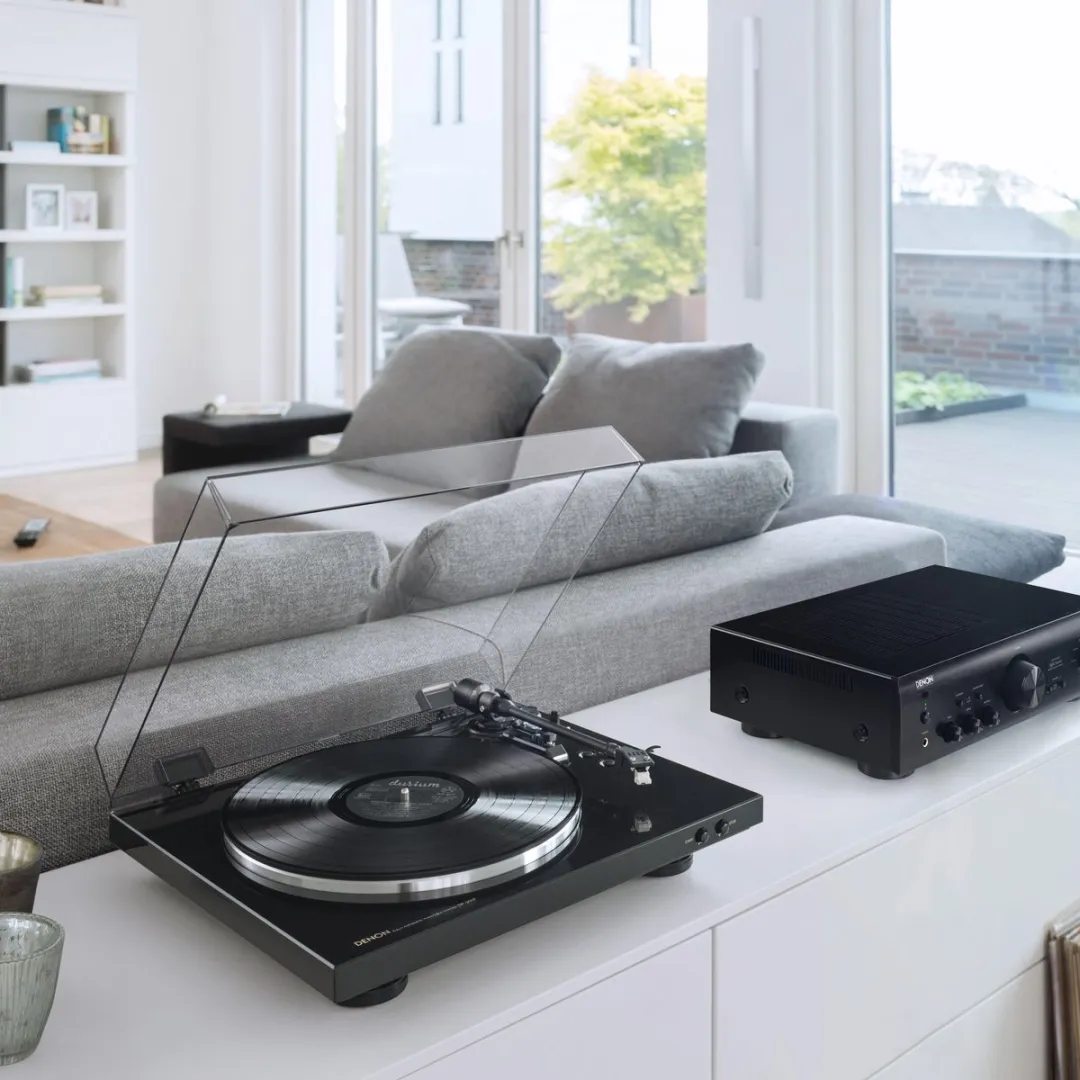 Denon DP-300F Platenspeler - Zwart