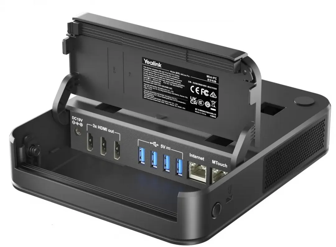 Yealink MCore Pro-MS Mini PC - 5MP - 5x USB - Zwart