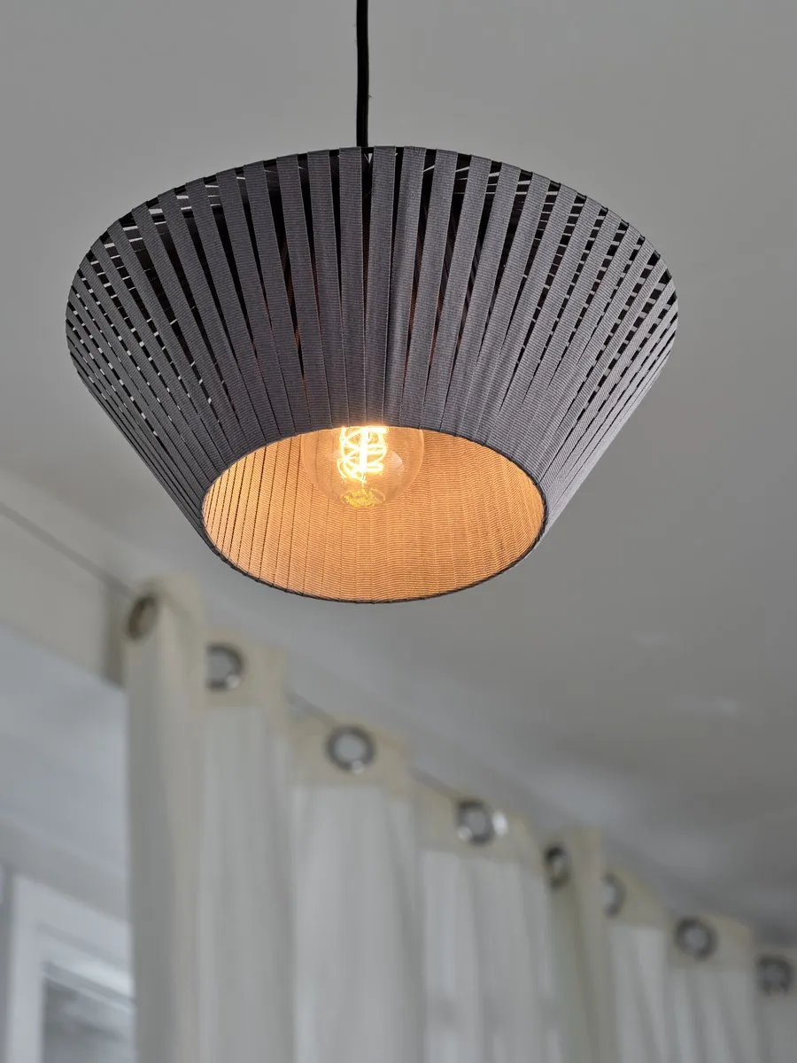 Osram Decor Stripes Hanglamp E27 305mm - Donkergrijs