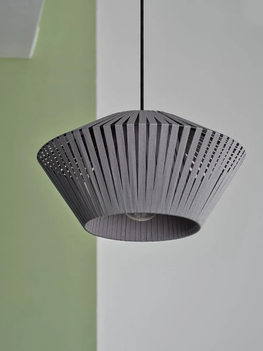 Osram Decor Stripes Hanglamp E27 305mm - Donkergrijs