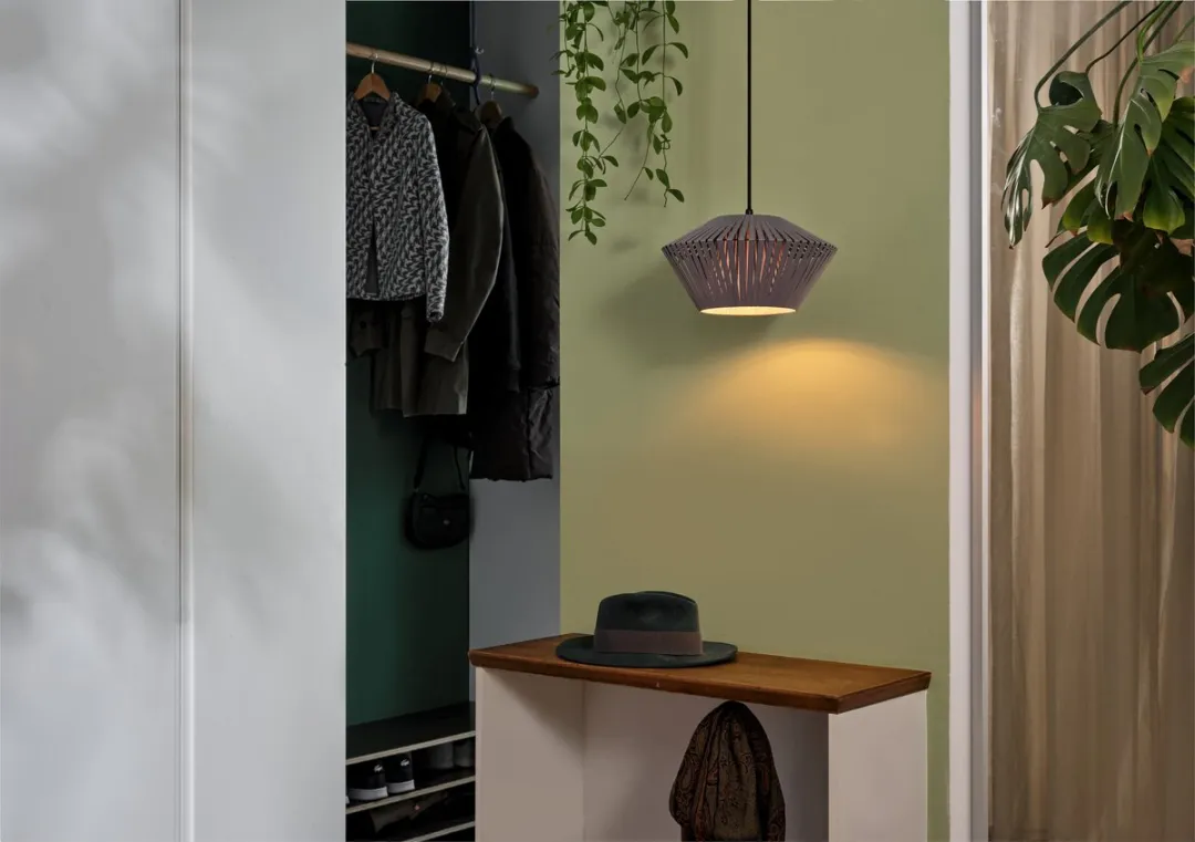 Osram Decor Stripes Hanglamp E27 305mm - Donkergrijs - afbeelding 6 van 6