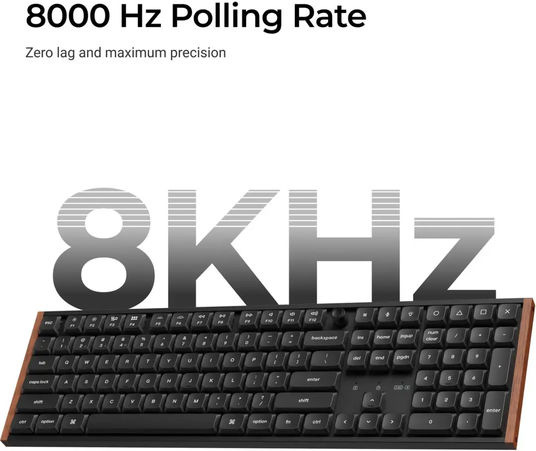 Keychron K5 Ultra 8K K5U-H3 Toetsenbord - Zwart - afbeelding 4 van 6