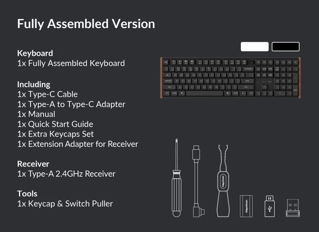 Keychron K5 Ultra 8K K5U-H3 Toetsenbord - Zwart - afbeelding 6 van 6