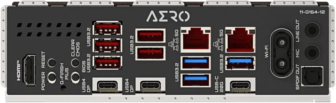GIGABYTE X870E AERO X3D DARK WOOD Moederbord - Zwart - afbeelding 3 van 6
