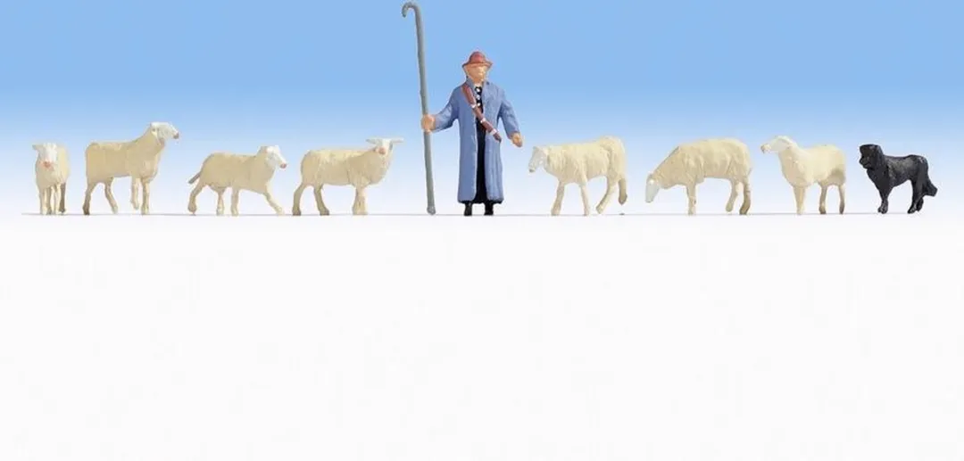 Noch Schapen Herder & Schaapshond H0