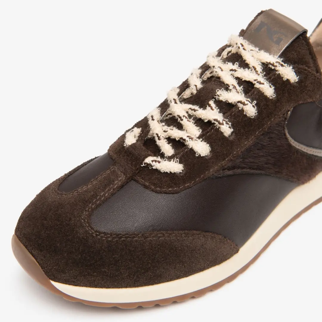 Sneaker Nerogiardini Arold Colo Savana Brown T.Patty T.Crom Tortora