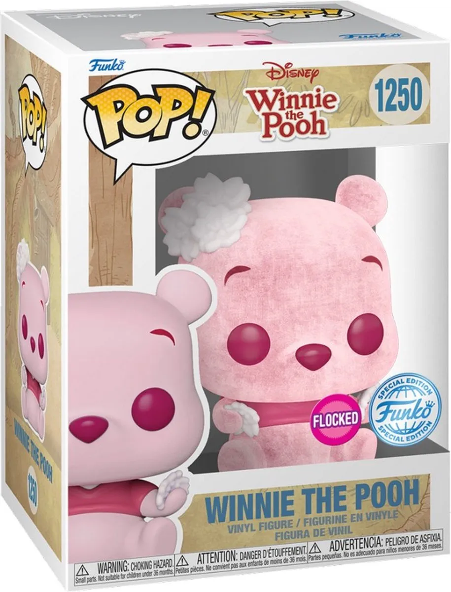 Funko Pop! Winnie de Poeh Flocked Vinyl Figuur 1250