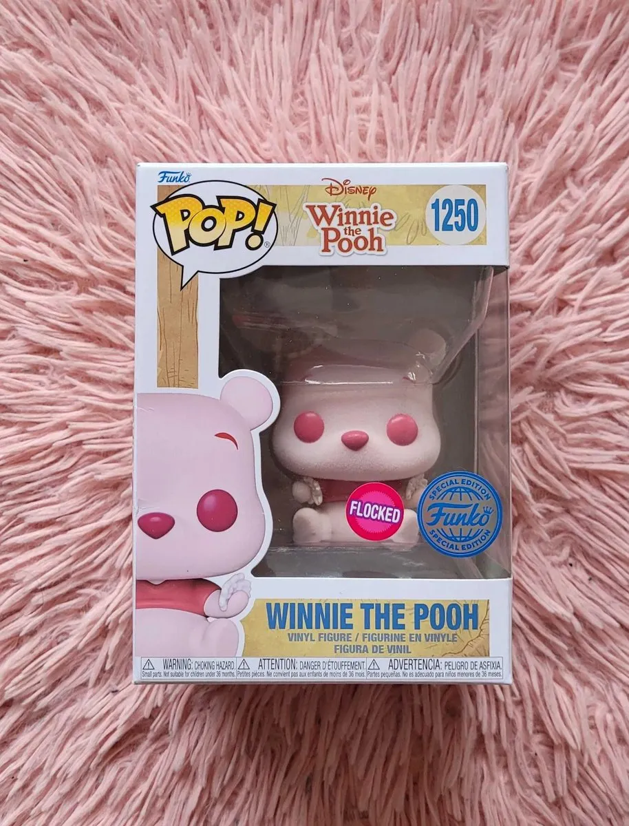 Funko Pop! Winnie de Poeh Flocked Vinyl Figuur 1250 - Multicolor