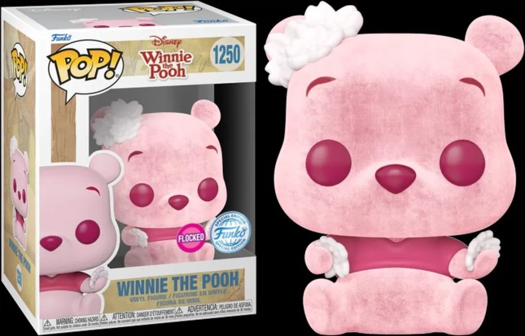 Funko Pop! Winnie de Poeh Flocked Vinyl Figuur 1250 - Multicolor