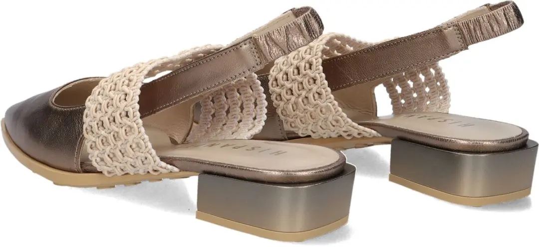 Hispanitas Slingbacks Hakken Dames - Bronskleurig - afbeelding 6 van 6