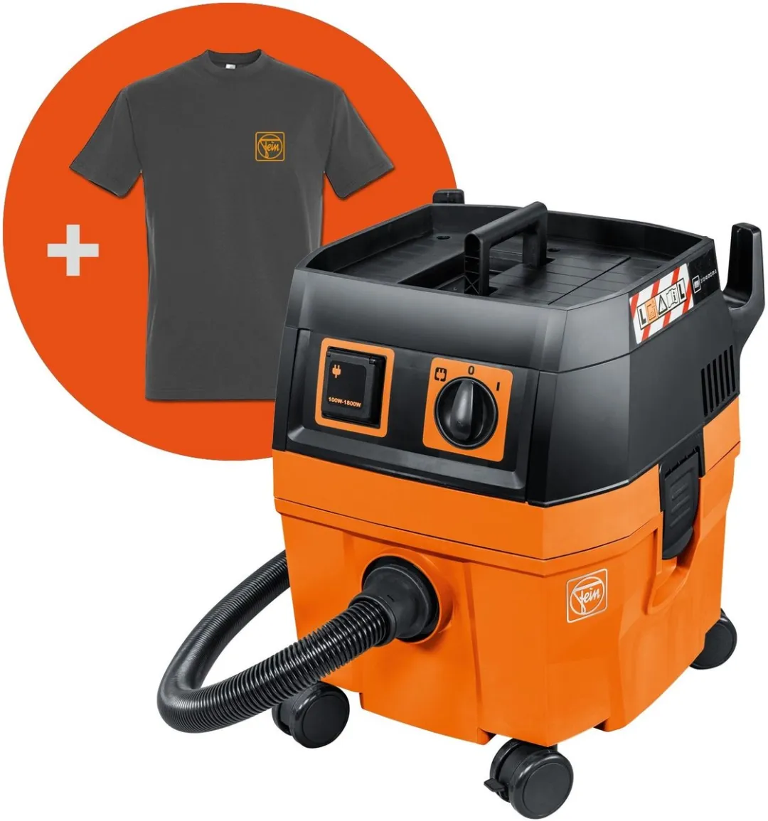 Fein Dustex 25L Stofzuiger - 380W - Oranje