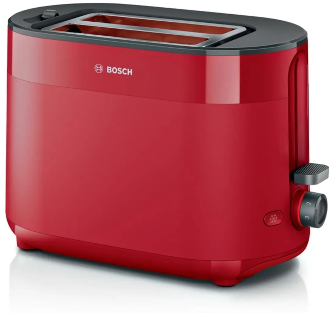 Bosch Tat2M124 MyMoment Broodrooster 2 Sneden 950W - Rood