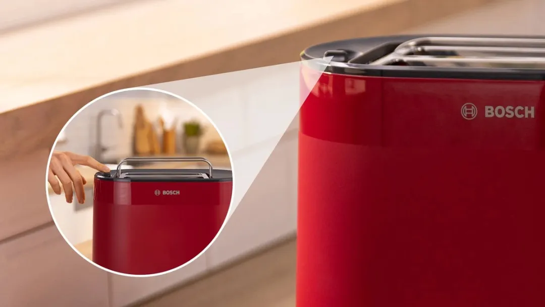 Bosch Tat2M124 MyMoment Broodrooster 2 Sneden 950W - Rood