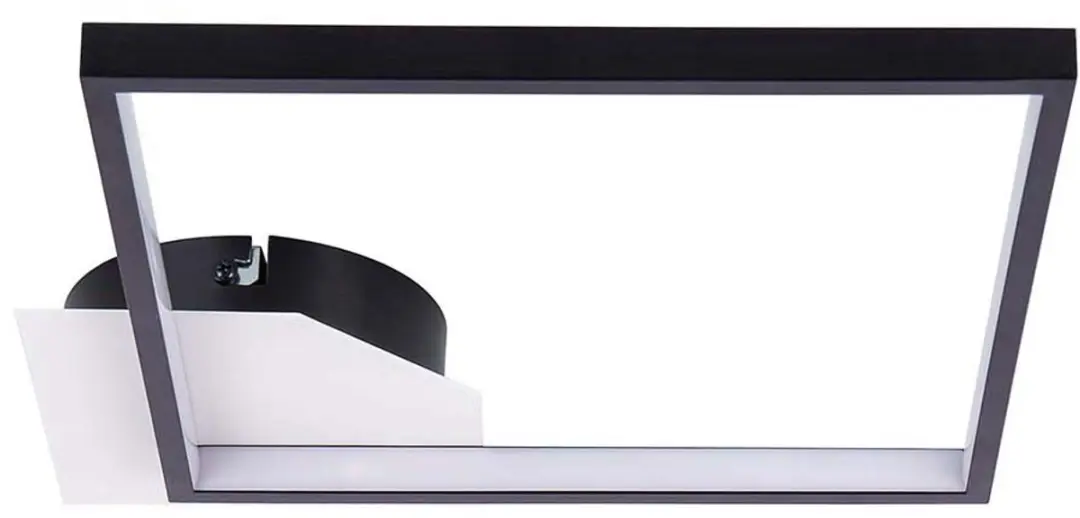 Globo LED Plafondlamp Oslo 19W 2150lm - Zwart - afbeelding 6 van 6