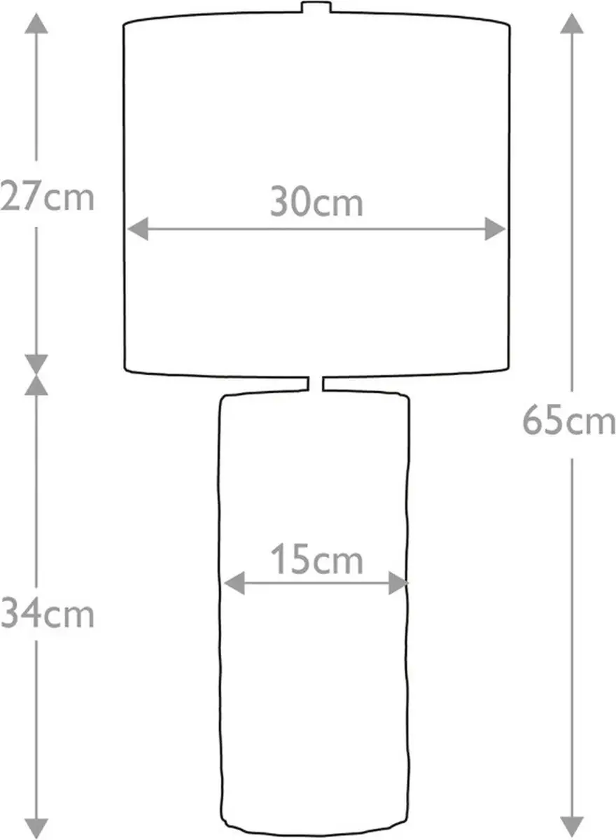 Elstead Lighting Barbican Tafellamp - E27 max 60W - afbeelding 6 van 6