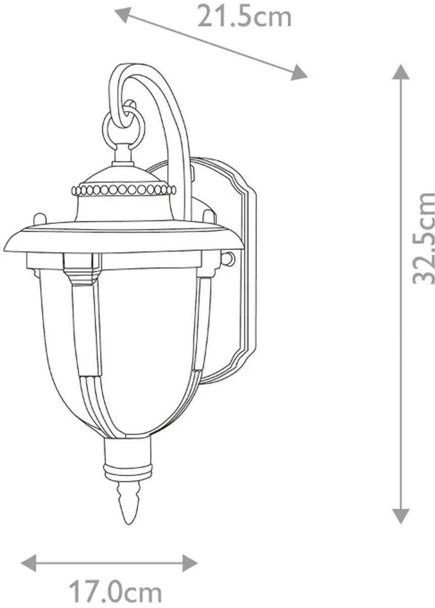 Elstead Lighting St Louis Wandlamp Buiten - E27 60W - IP44 - afbeelding 4 van 4