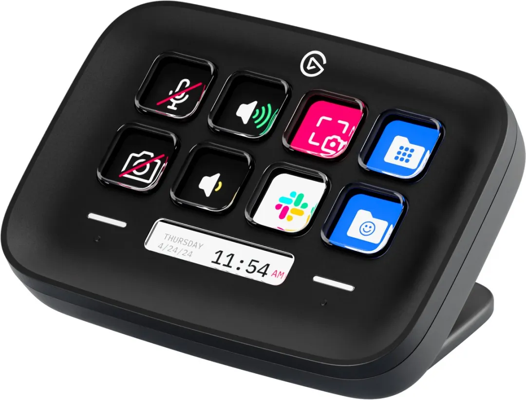 Elgato Stream Deck Neo - 8 Aanpasbare LCD-Toetsen - PC & Mac - Zwart