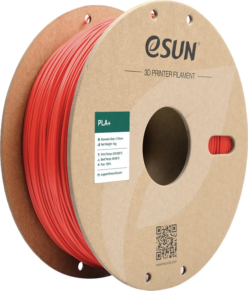 ESUN PLA+ Rood 1kg - 1.75mm