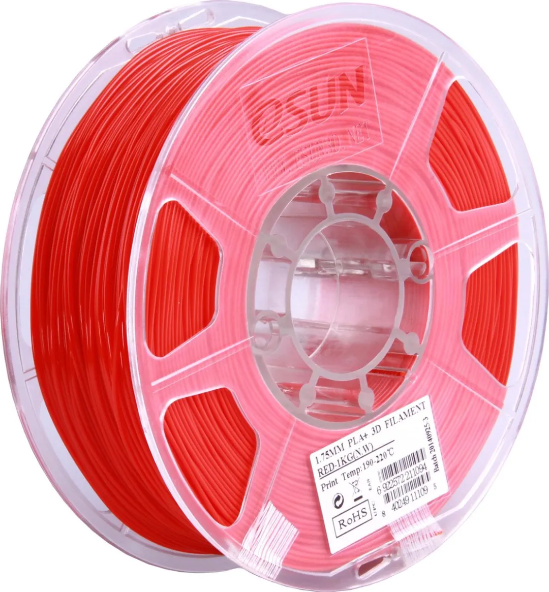 ESUN PLA+ Rood 1kg - 1.75mm