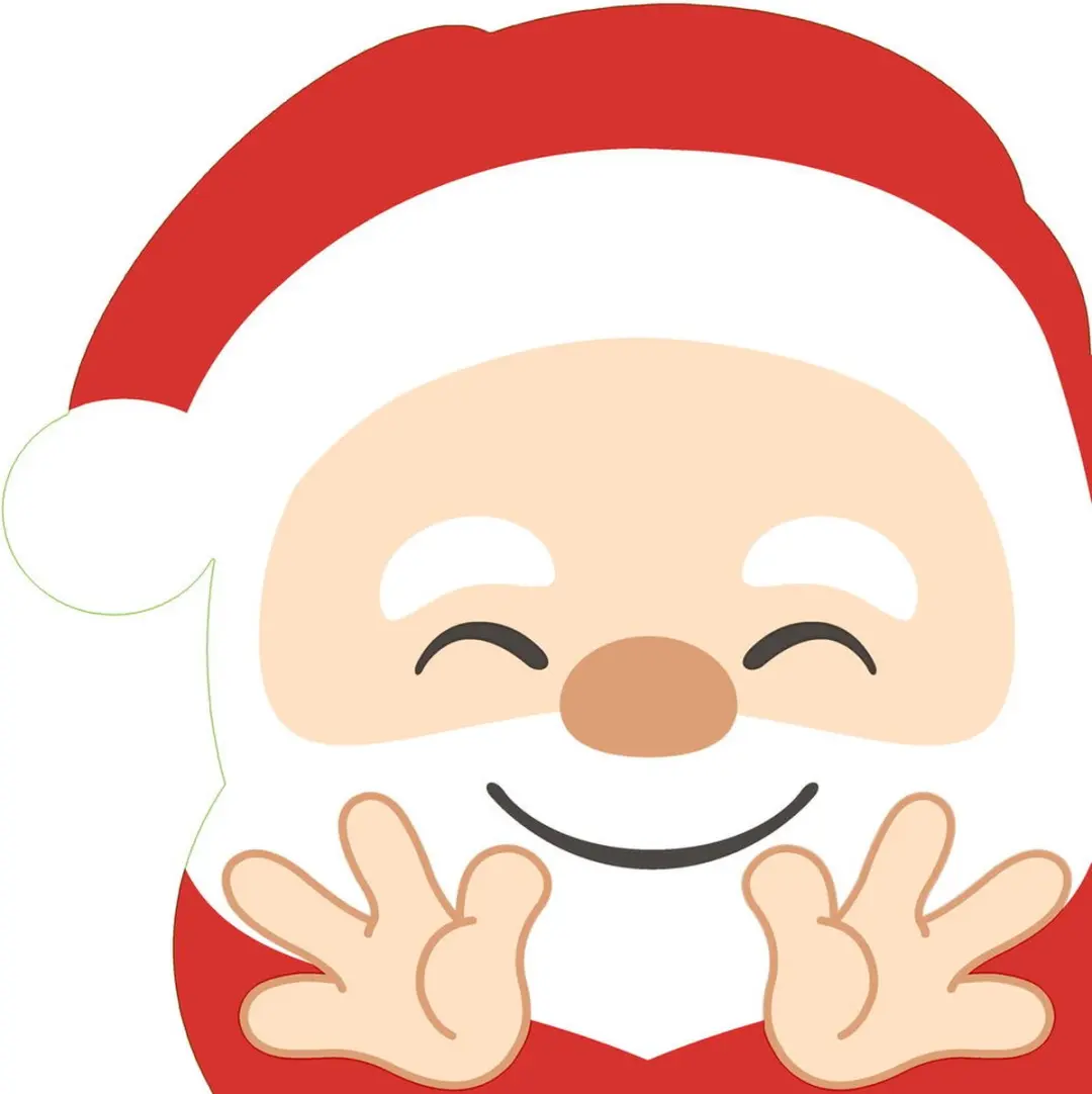 Duni Servet Silhouettes Santa 33x33cm