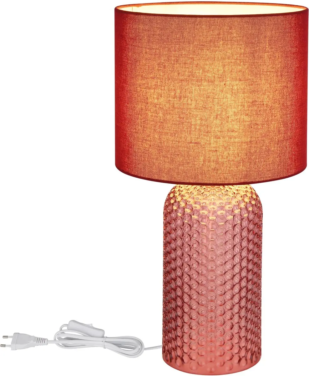 Globo Sofia Tafellamp 21735R - E27 60W - Rood - afbeelding 5 van 6