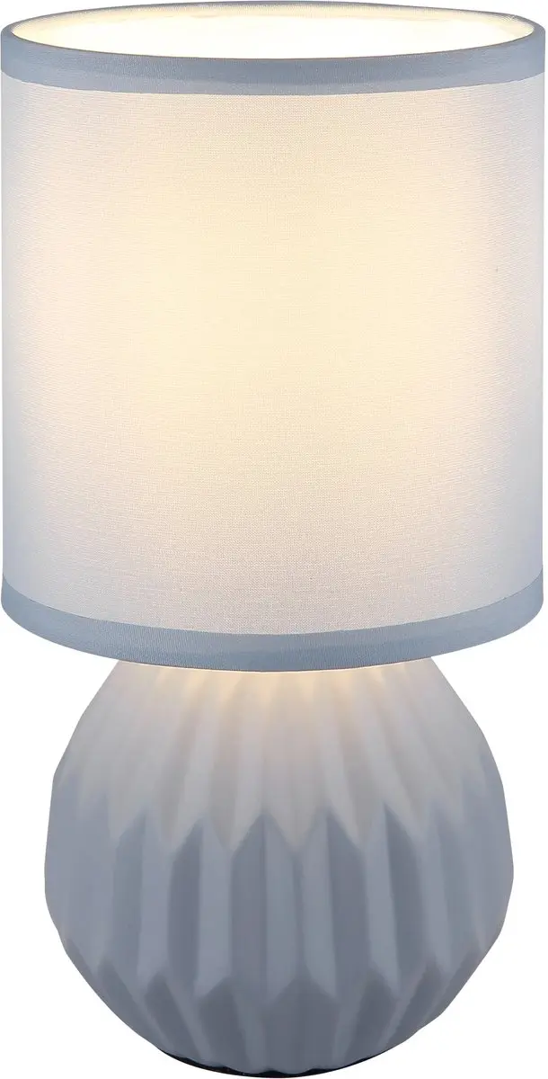 Globo Design schemerlamp Sylas blauw