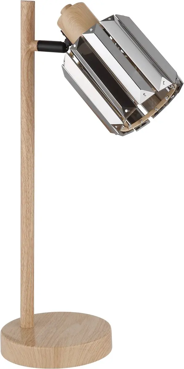 Globo Run Tafellamp Hout - E14 40W - afbeelding 2 van 6