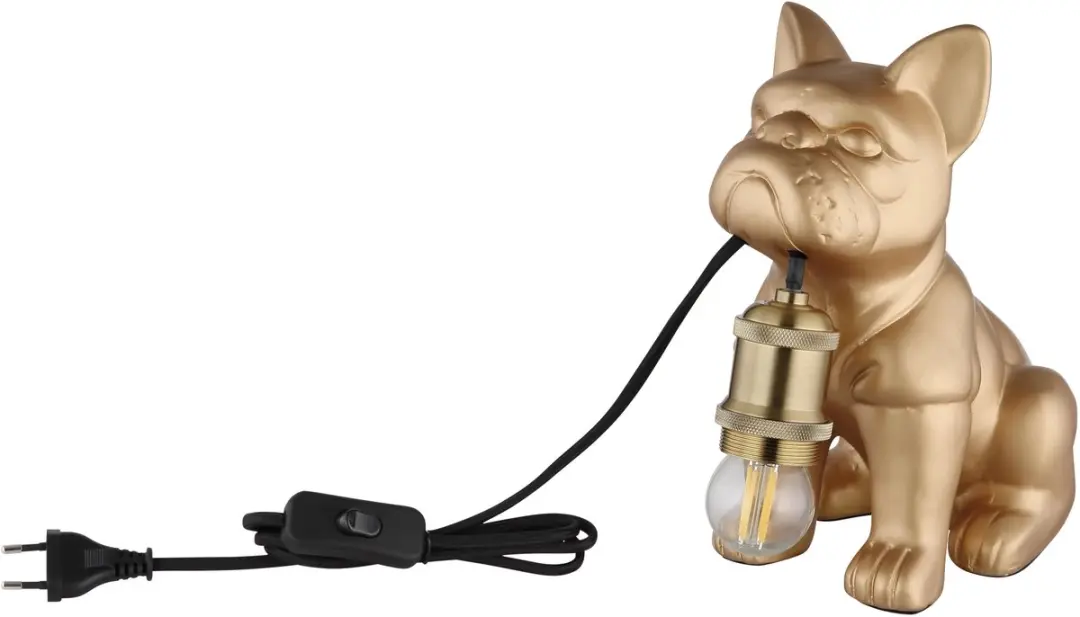 Globo Dogo 21740G Tafellamp E27 - Goud - afbeelding 2 van 6