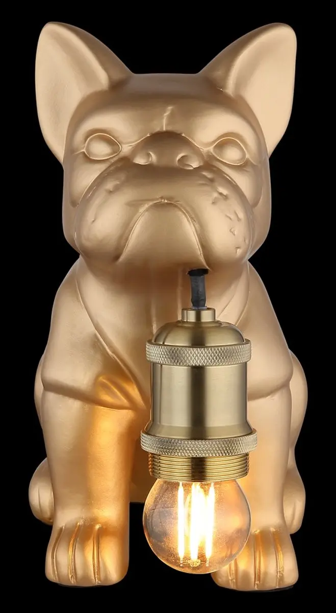 Globo Dogo 21740G Tafellamp E27 - Goud - afbeelding 4 van 6